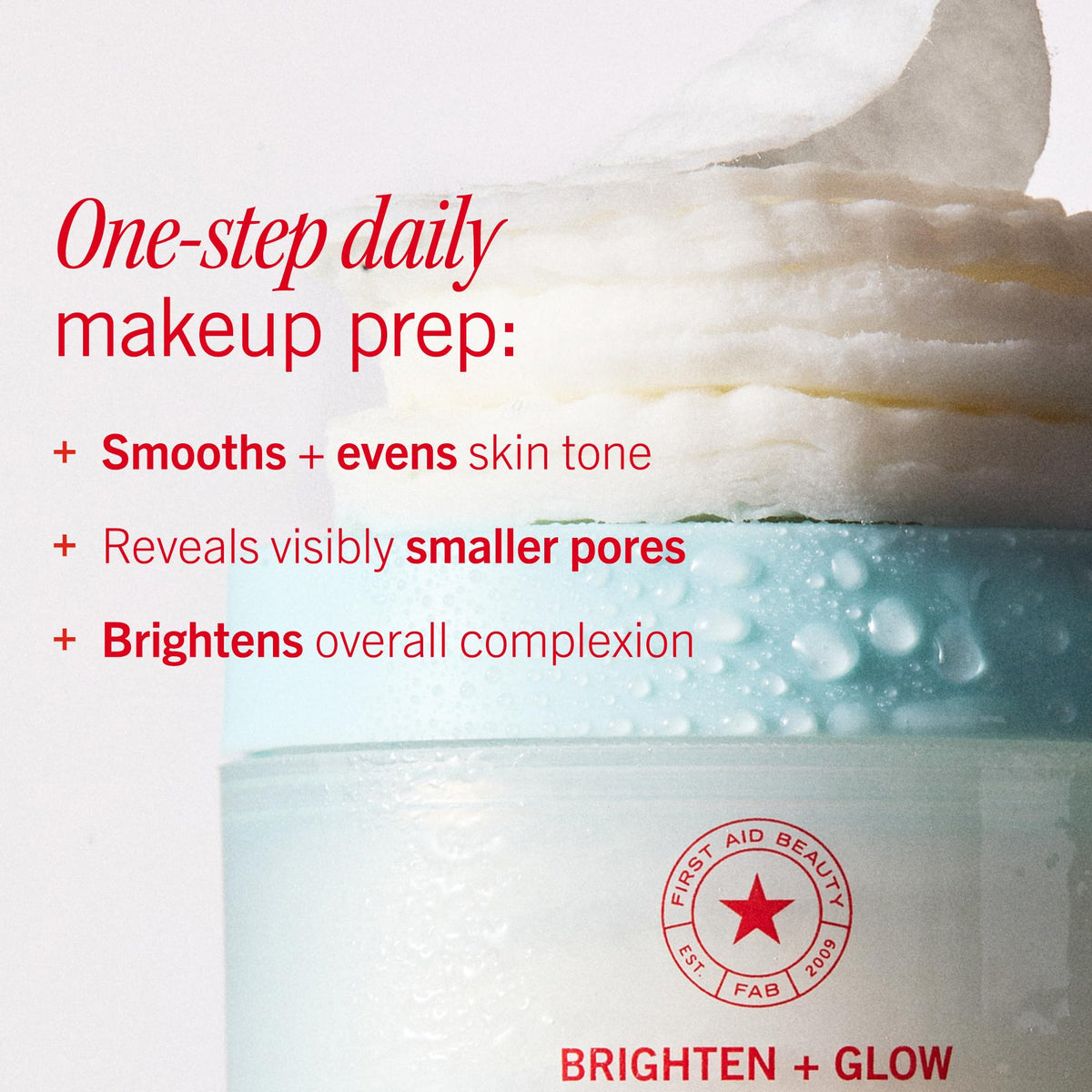 Démonstration de l'utilisation des Facial Radiance Pads