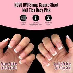 Démonstration de l'utilisation des Ongles Press-On NOVO OVO