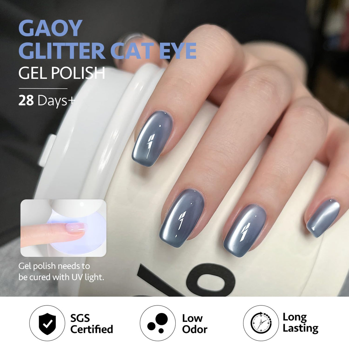 Démonstration de l'utilisation du magnet avec le vernis gel GAOY