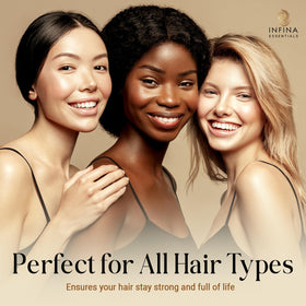 Démonstration de l'utilisation du shampooing INFINA ESSENTIALS