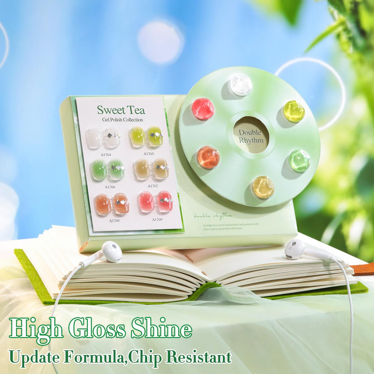 Démonstration de la durcissement du vernis gel sous lampe LED