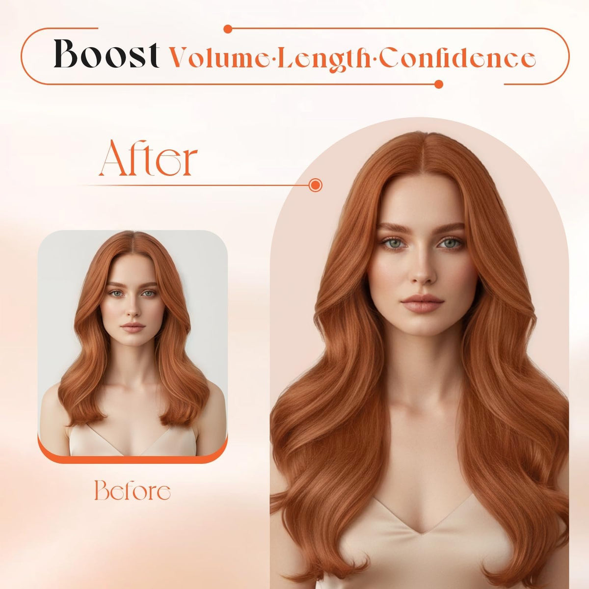 Démonstration de la longueur des extensions de cheveux Sunny Hair