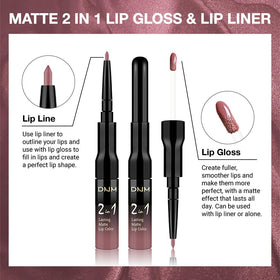 Démonstration de la texture matte du rouge à lèvres evpct