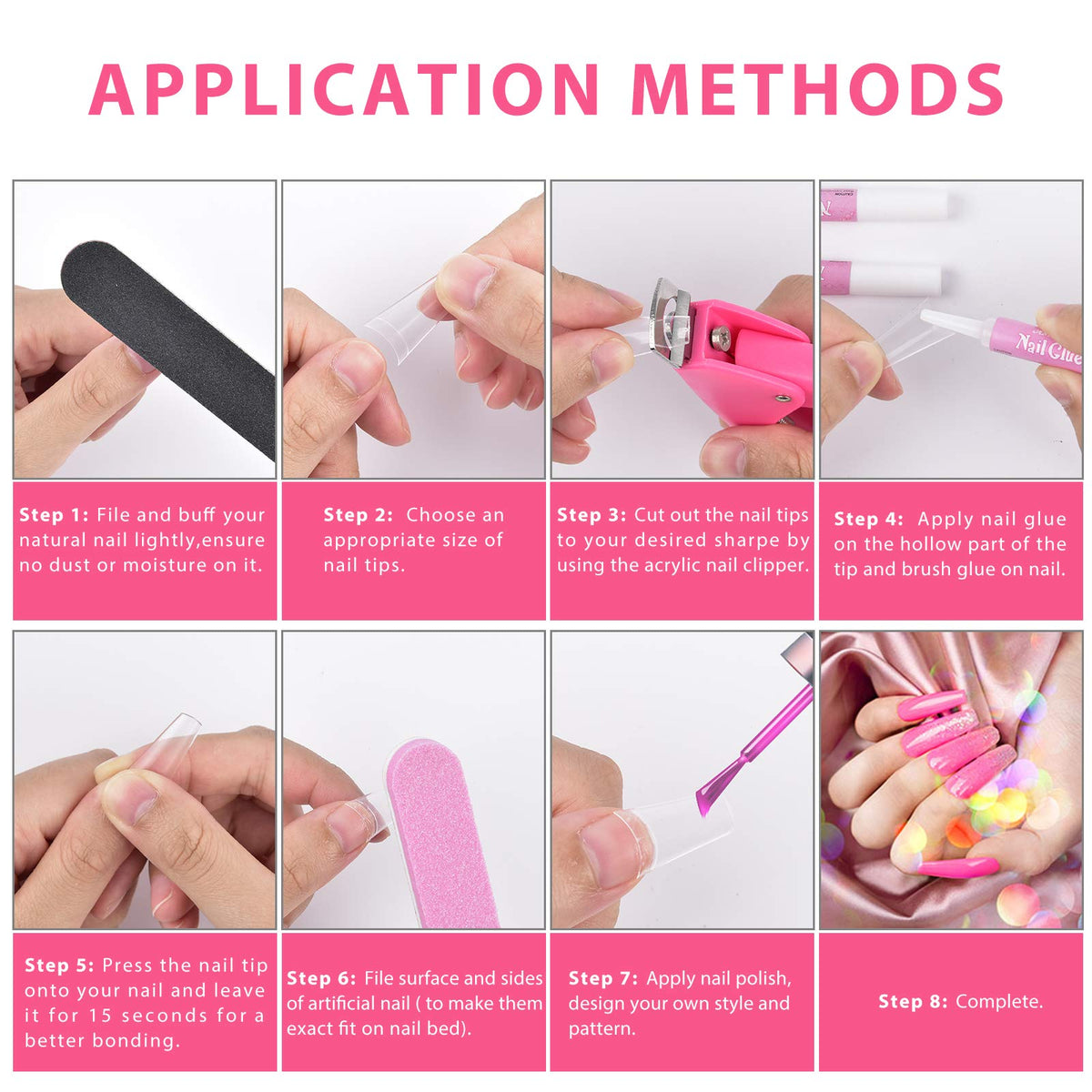 Démonstration de nail art avec le kit MORGLES