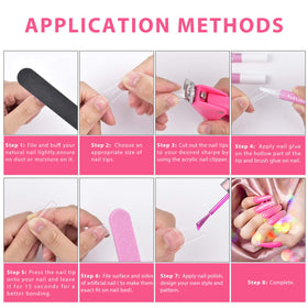 Démonstration de nail art avec le kit MORGLES