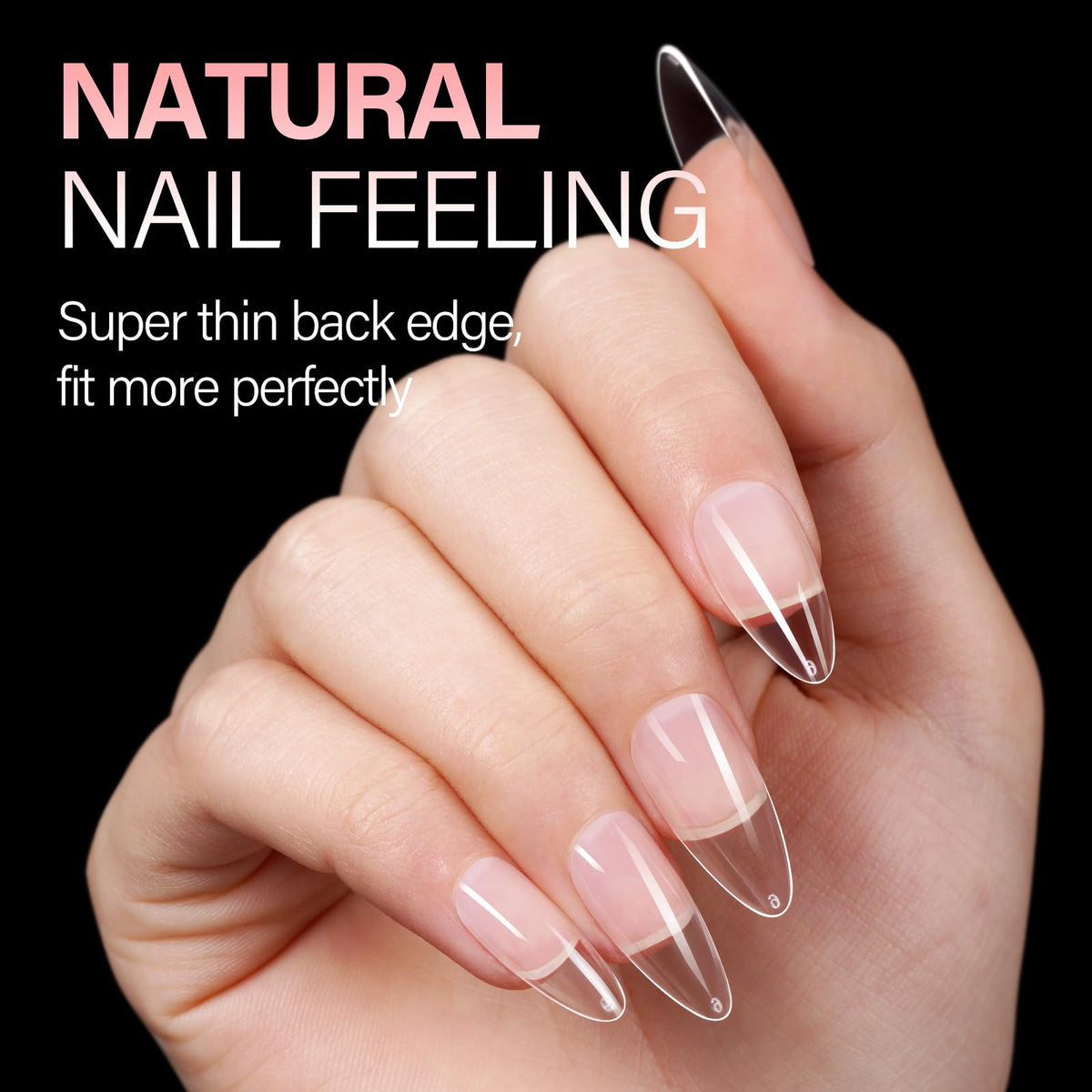 Démonstration des tips ongles AILLSA sur un support