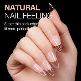 Démonstration des tips ongles AILLSA sur un support
