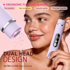 Démonstration du rasage sous la douche avec le rasoir CoolHair