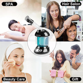 Denfany Steamer Facial avec réglage de la longueur du bras
