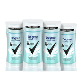 Déodorant antitranspirant Degree UltraClear Black+White 4-Pack vue de face