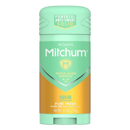 Déodorant antitranspirant Mitchum Pure Fresh stick solide 120g