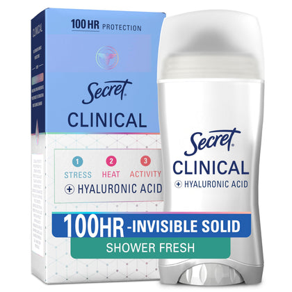 Déodorant antitranspirant Secret 100H vue avant avec emballage