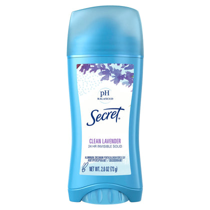 Déodorant antitranspirant Secret 24h lavande vue de face