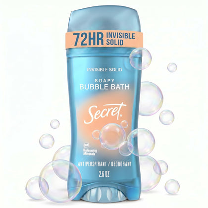 Déodorant antitranspirant Secret 72h modèle solide invisible avant