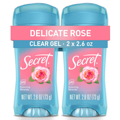 Déodorant Antitranspirant Secret Femme gel transparent vue avant