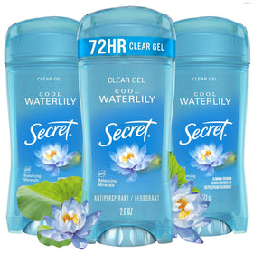 Déodorant Antitranspirant Secret Femme gel transparent vue de face