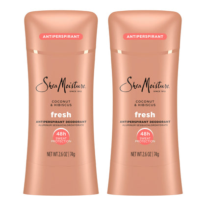 Déodorant antitranspirant Shea Moisture 48H Coco & Hibiscus, vue avant
