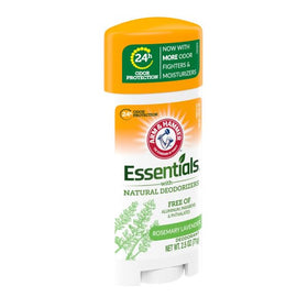Déodorant Arm & Hammer 2,5 oz côté montrant l'application