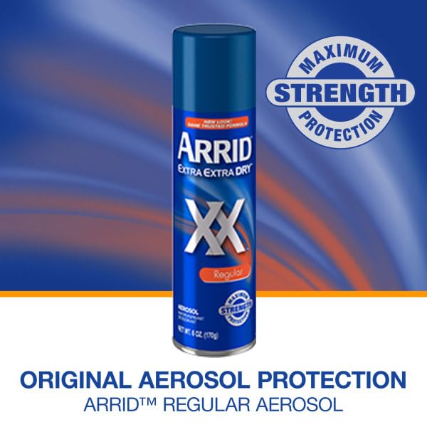 Déodorant Arrid 4 oz avec spray en action