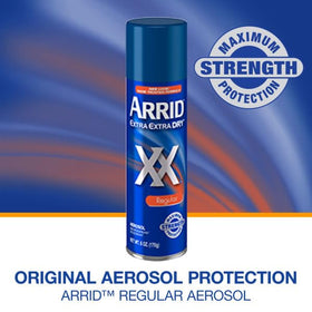 Déodorant Arrid 4 oz avec spray en action
