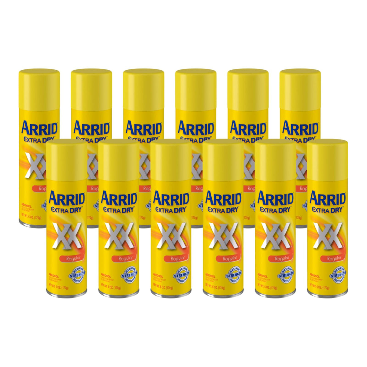 Déodorant Arrid XX Extra Sec Aerosol 6 oz vue de face
