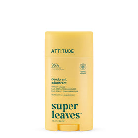 Déodorant ATTITUDE 100g, vue avant avec parfum Earl Grey et concombre frais
