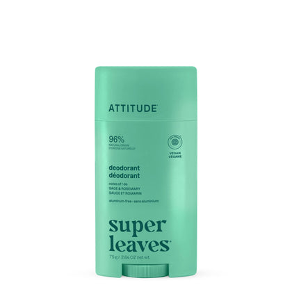 Déodorant ATTITUDE Aluminium Free 110g vue de face