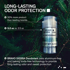 Déodorant Bravo Sierra Aluminium-Free 2-Pack côté