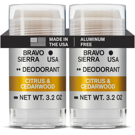 Déodorant Bravo Sierra sans aluminium, pack de 2, vue de face