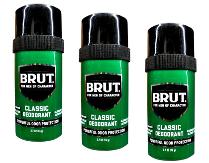 Déodorant Brut solide rond pour hommes, bloc de 70 g, vue de face