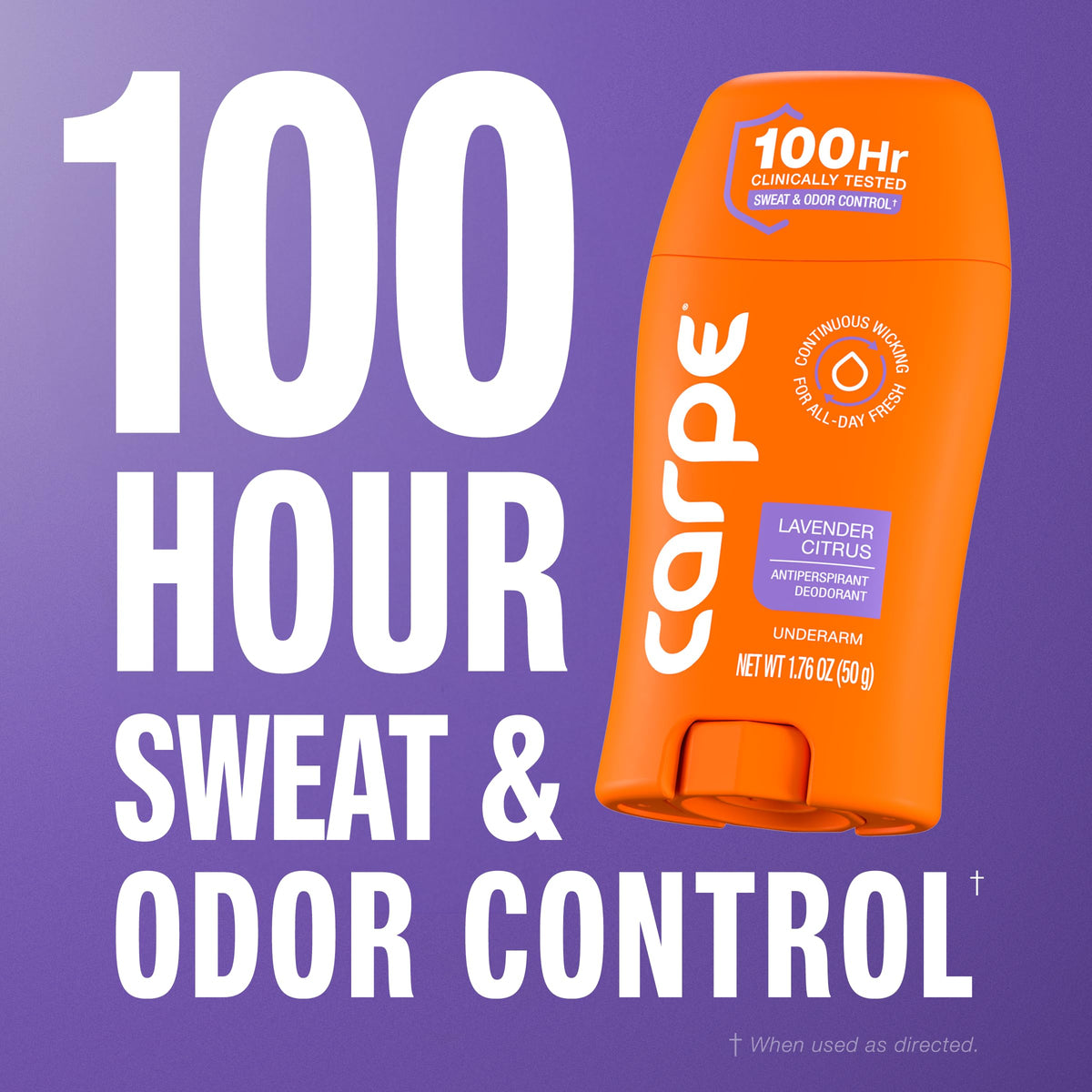 Déodorant Carpe Antiperspirant Femme 100h - Application sur la peau