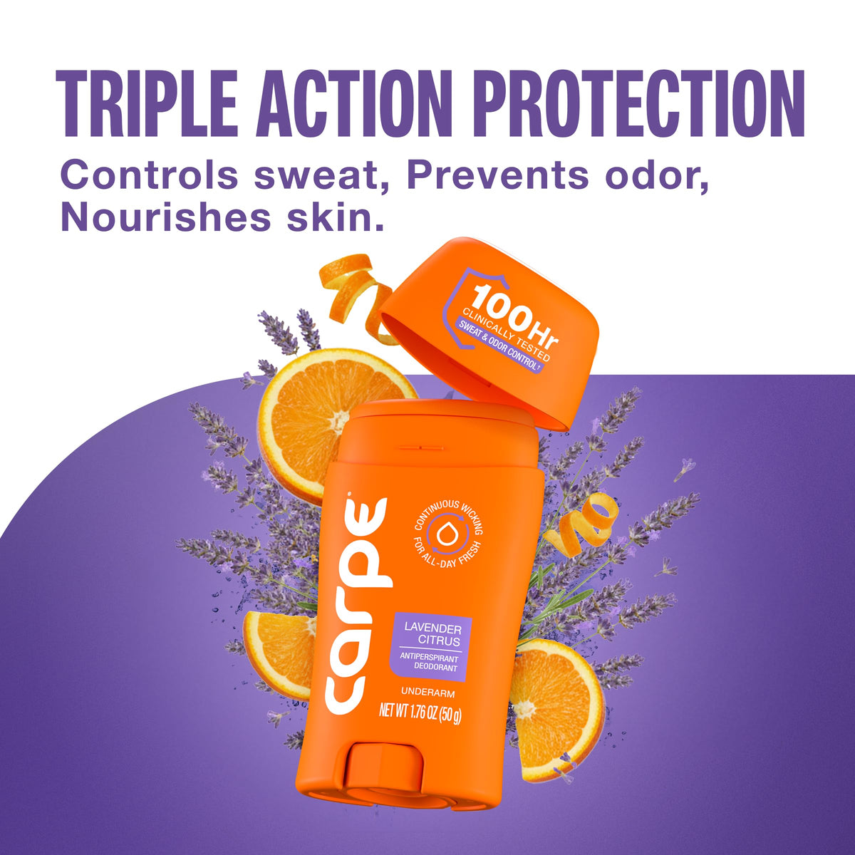 Déodorant Carpe Antiperspirant Femme 100h - Vue arrière