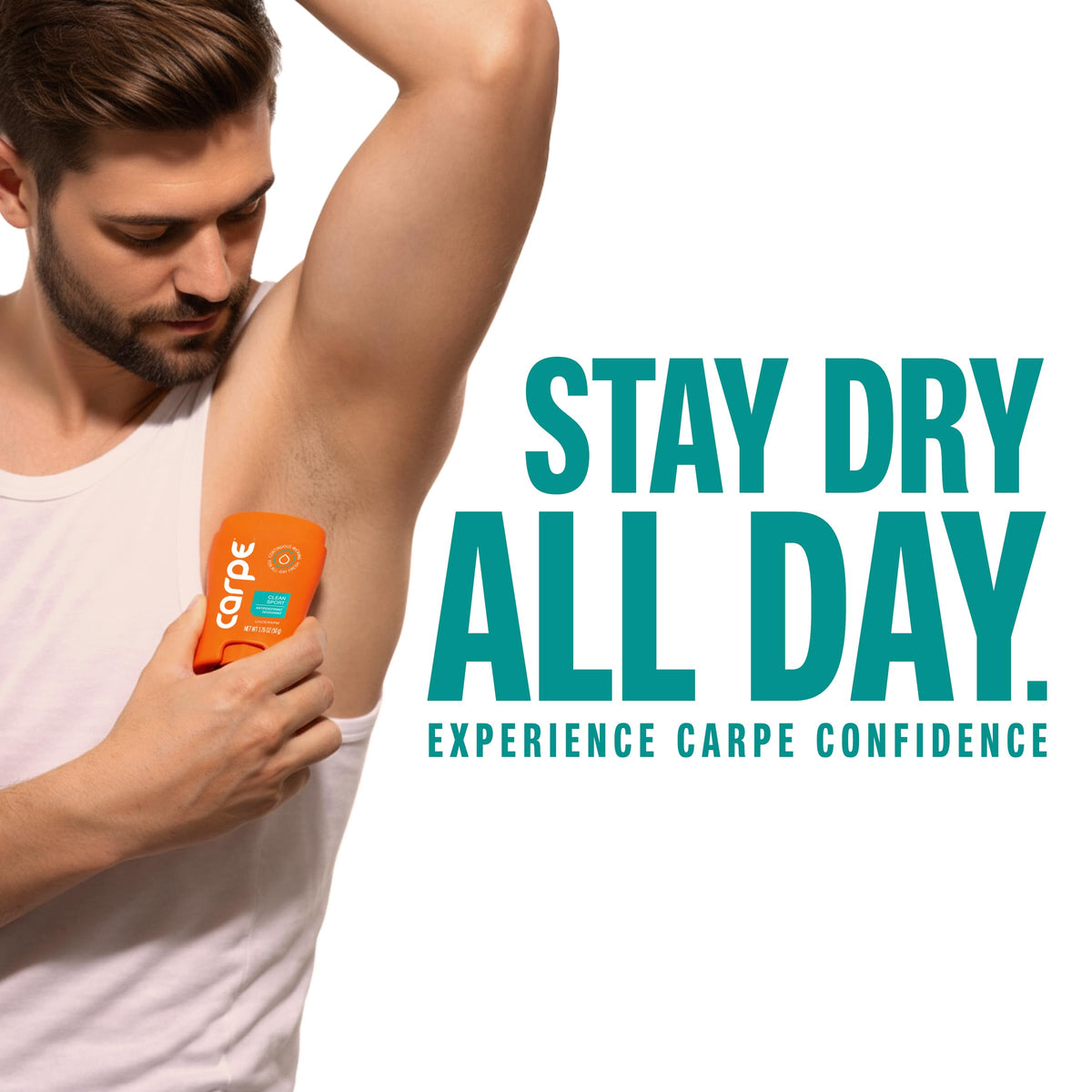 Déodorant Carpe Clean Sport utilisation quotidienne