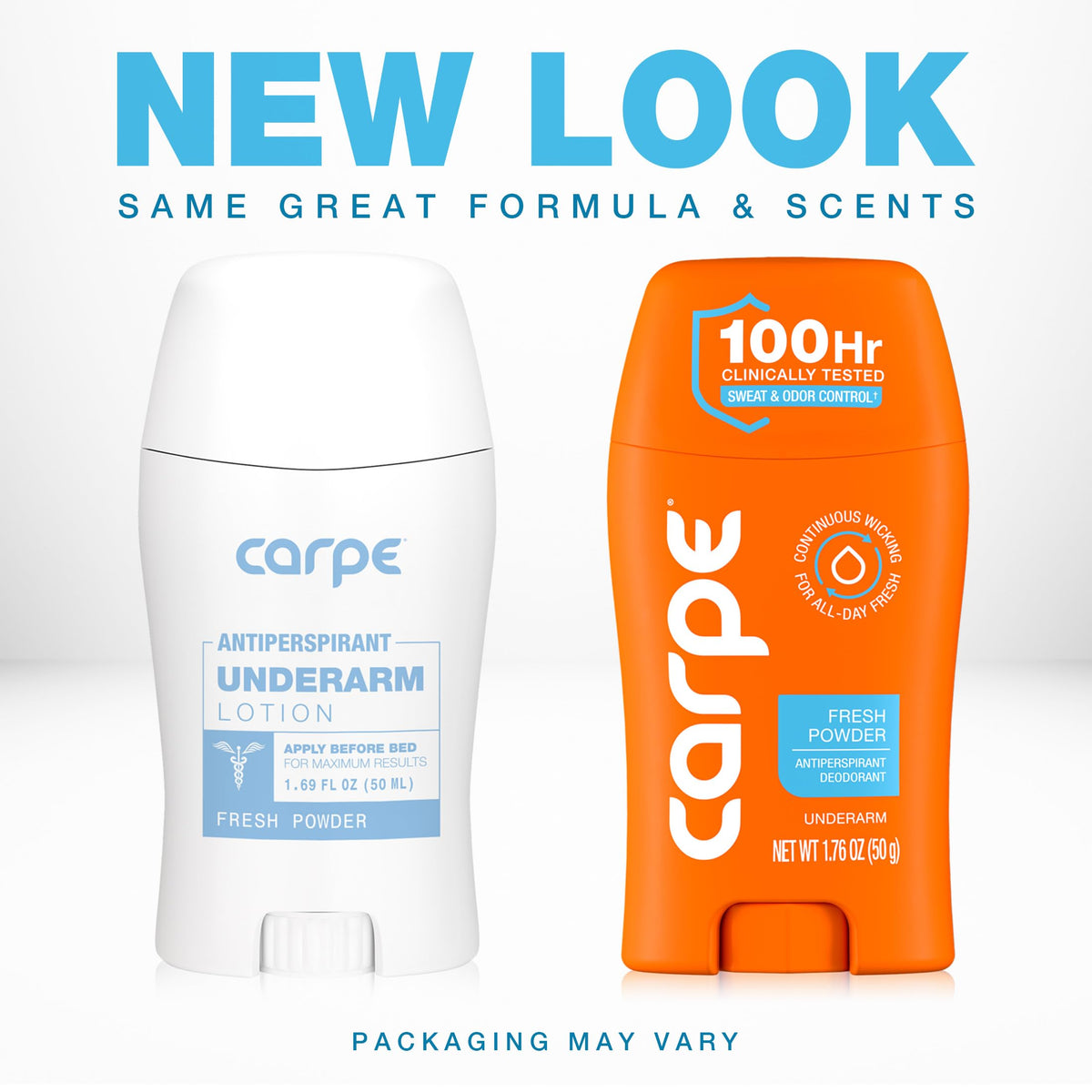 Déodorant Carpe en application sur peau