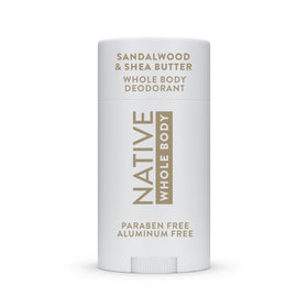 Déodorant corps Native au Sandalwood et beurre de karité, avant-plan