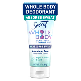 Déodorant crème corps sec Secret 109g vue avant