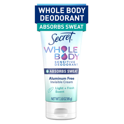 Déodorant crème corps sec Secret 109g vue avant