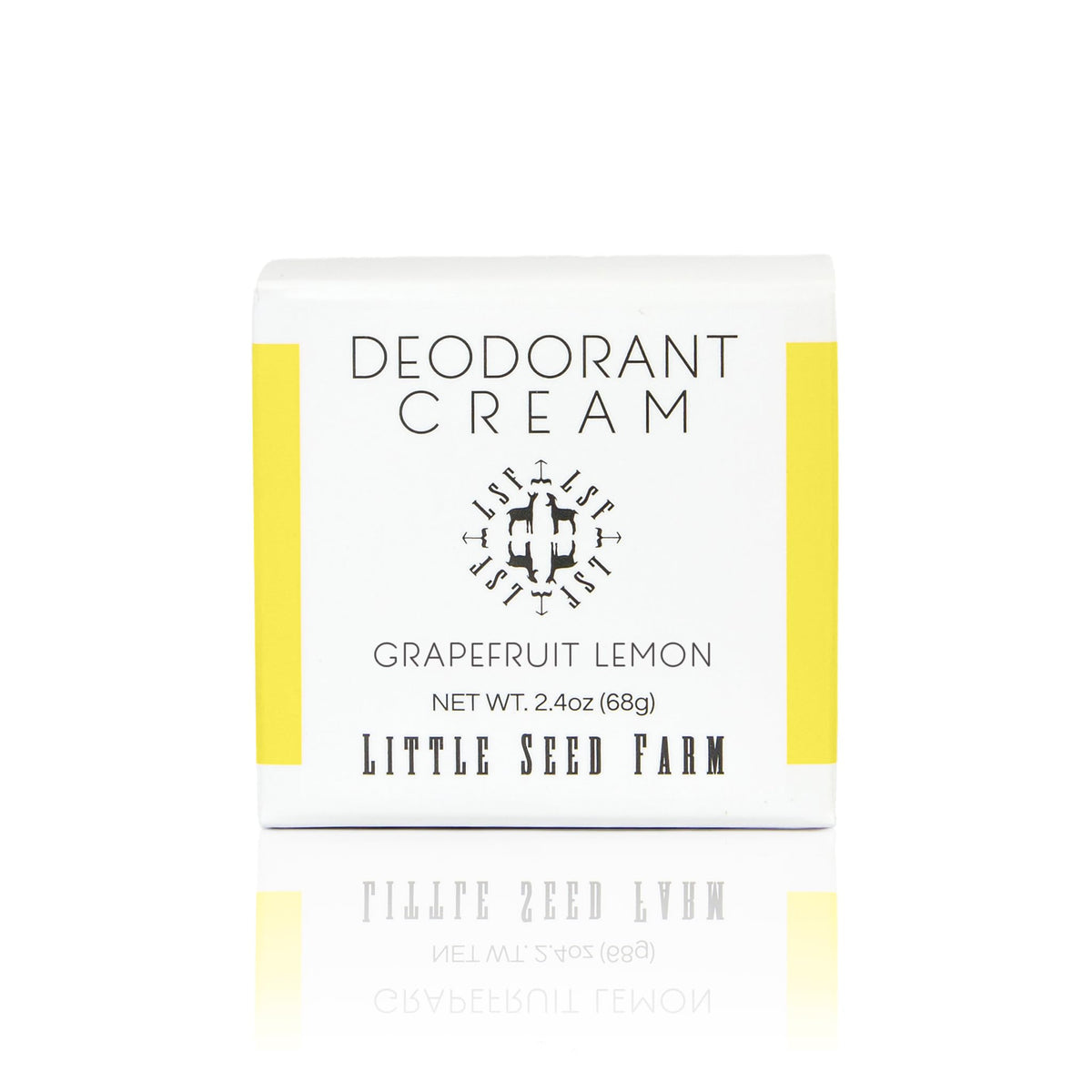 Déodorant crème naturel Pamplemousse Citron Little Seed Farm vue avant