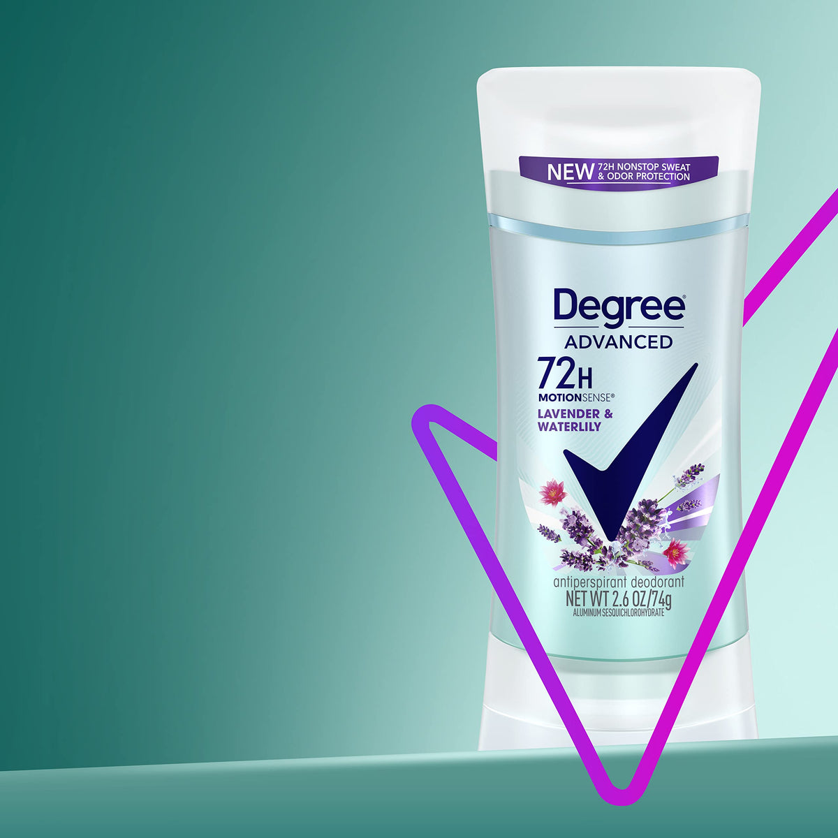 Déodorant Degree dans une trousse de toilette