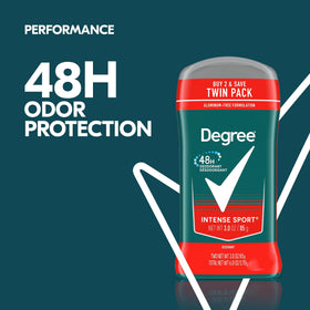 Déodorant Degree Men Intense Sport 240g vue arrière