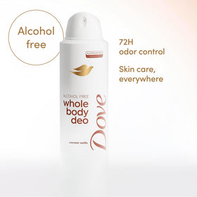 Déodorant Dove 4 oz sur un fond de salle de bain