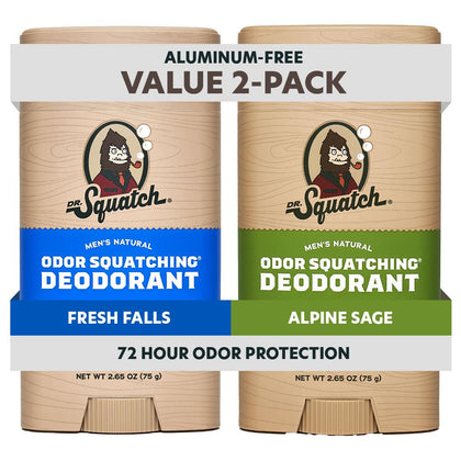 Déodorant Dr. Squatch 2-pack Alpine Sage stick avant