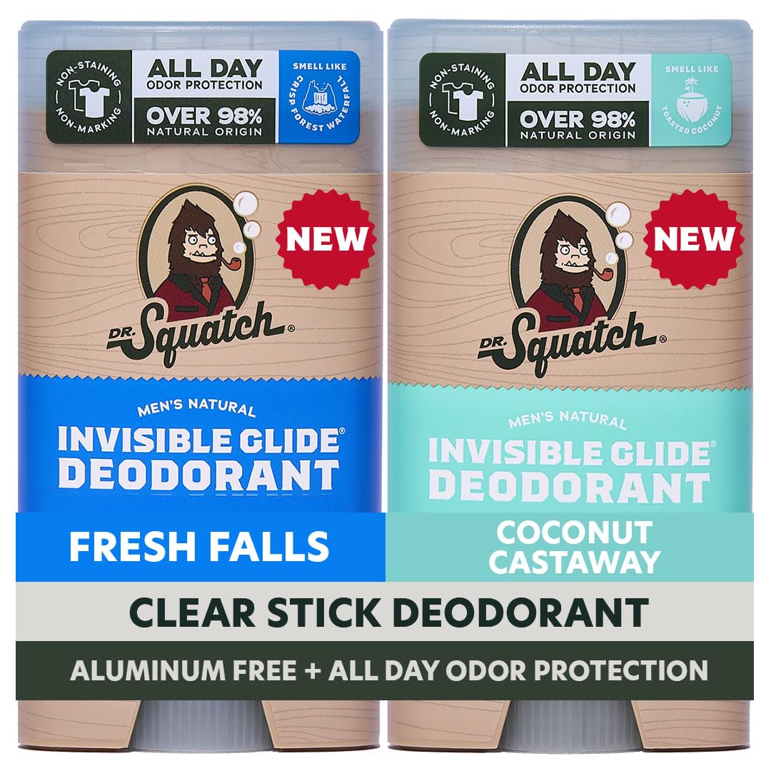 Déodorant Dr. Squatch Invisible Glide 2-Pack vue avant