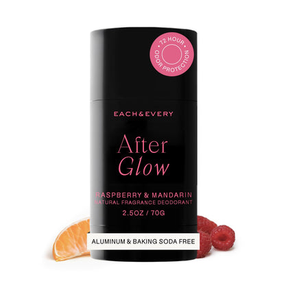 Déodorant Each & Every 141g vue avant avec parfum de framboise et mandarine
