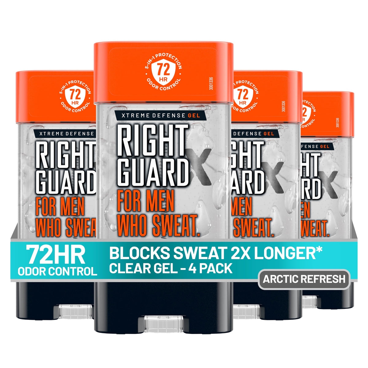 Déodorant gel Right Guard 5-en-1 Arctic Refresh vue avant