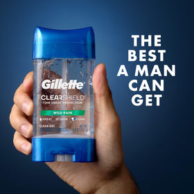 Déodorant Gillette Gel Hommes 72h en cours d'utilisation