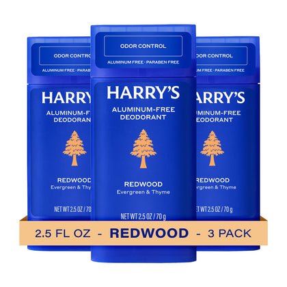 Déodorant Harry's aluminium free, parfum Redwood, vue avant