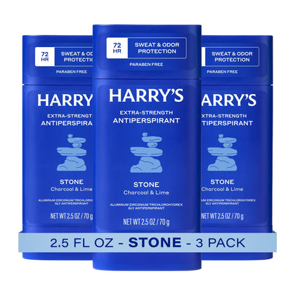 Déodorant Harry's antitranspirant extra-fort paquet de 3 unités