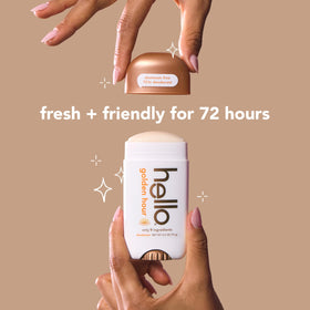 Déodorant hello Golden Hour stick 2,6 oz ouvert