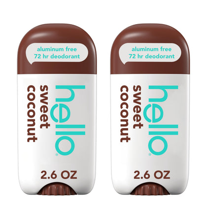 Déodorant hello Sweet Coconut 75g, vue avant